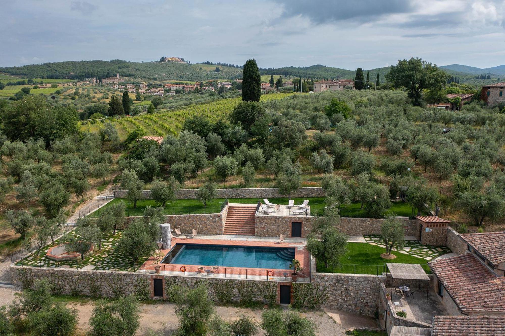 Borgo A Monti Di Sotto Villa Джайоле ин Кианти Екстериор снимка